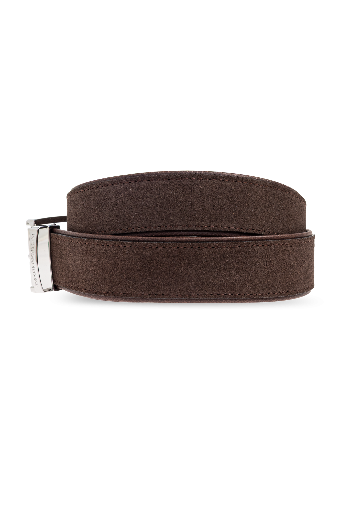 Emporio Armani Leather belt | Men's Accessories | Vitkac